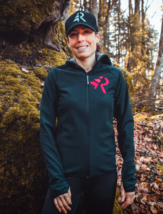 Veste Softshell Dent Blanche Mérinos à capuche - F