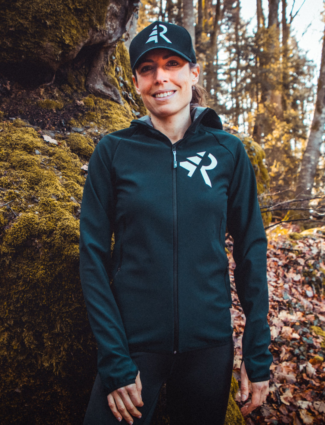 Veste Softshell Dent Blanche Mérinos à capuche - F