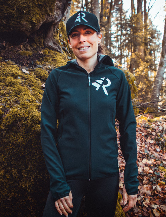 Veste Softshell Dent Blanche Mérinos à capuche - F