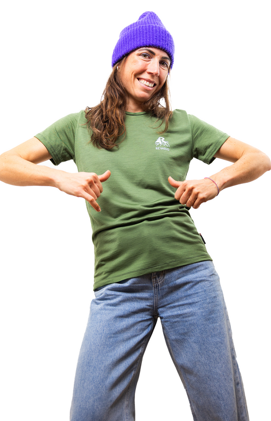 T-Shirt Mérinos Mountain Art - F
