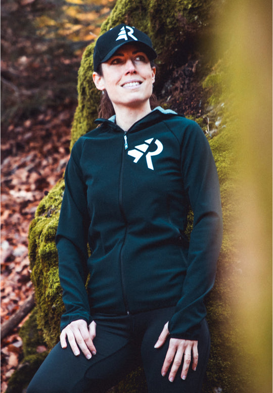 Veste Softshell Dent Blanche Mérinos à capuche - F
